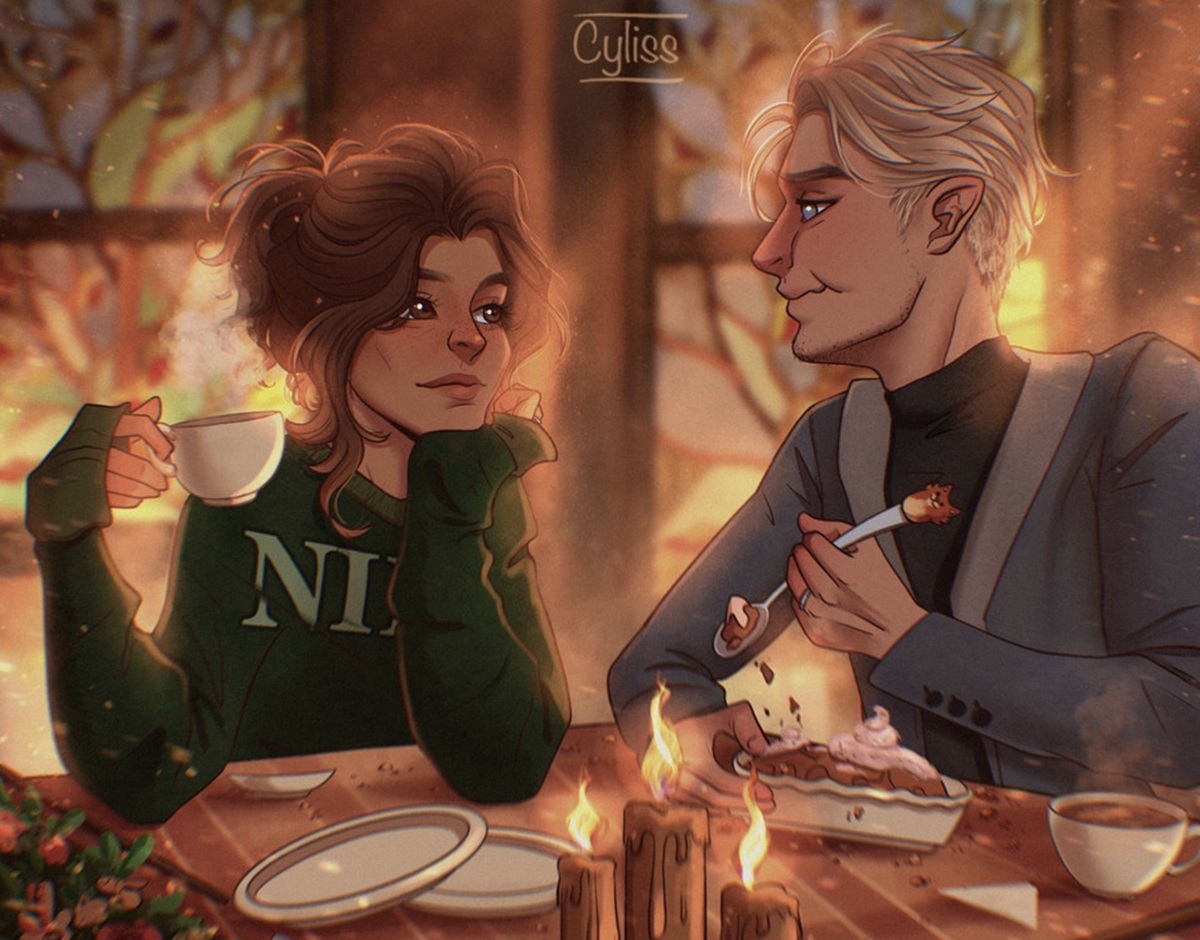 hermione draco malfoy fanart