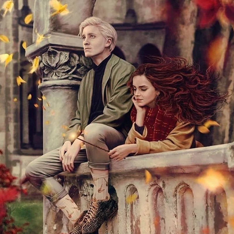 draco malfoy hermione fanart