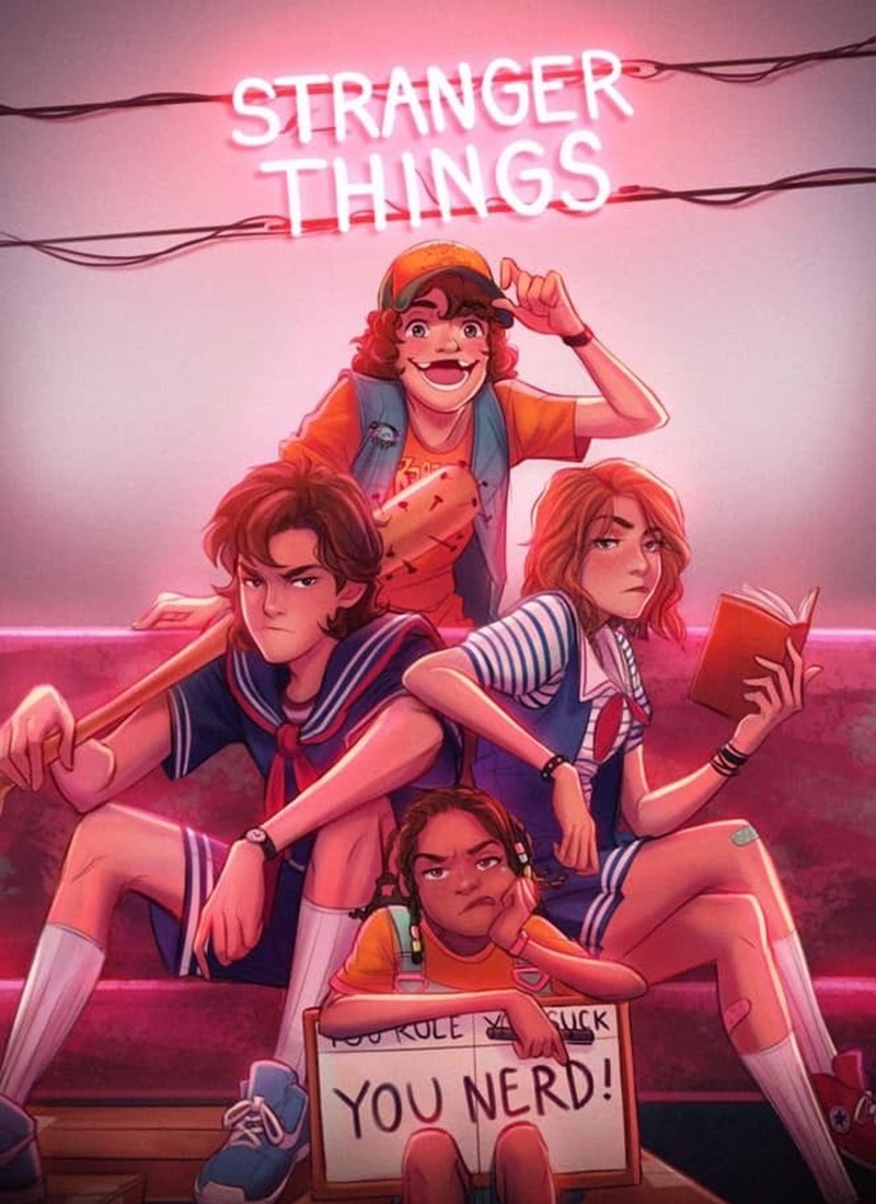 stranger things fanart fanfiction 《怪奇物语》同人图